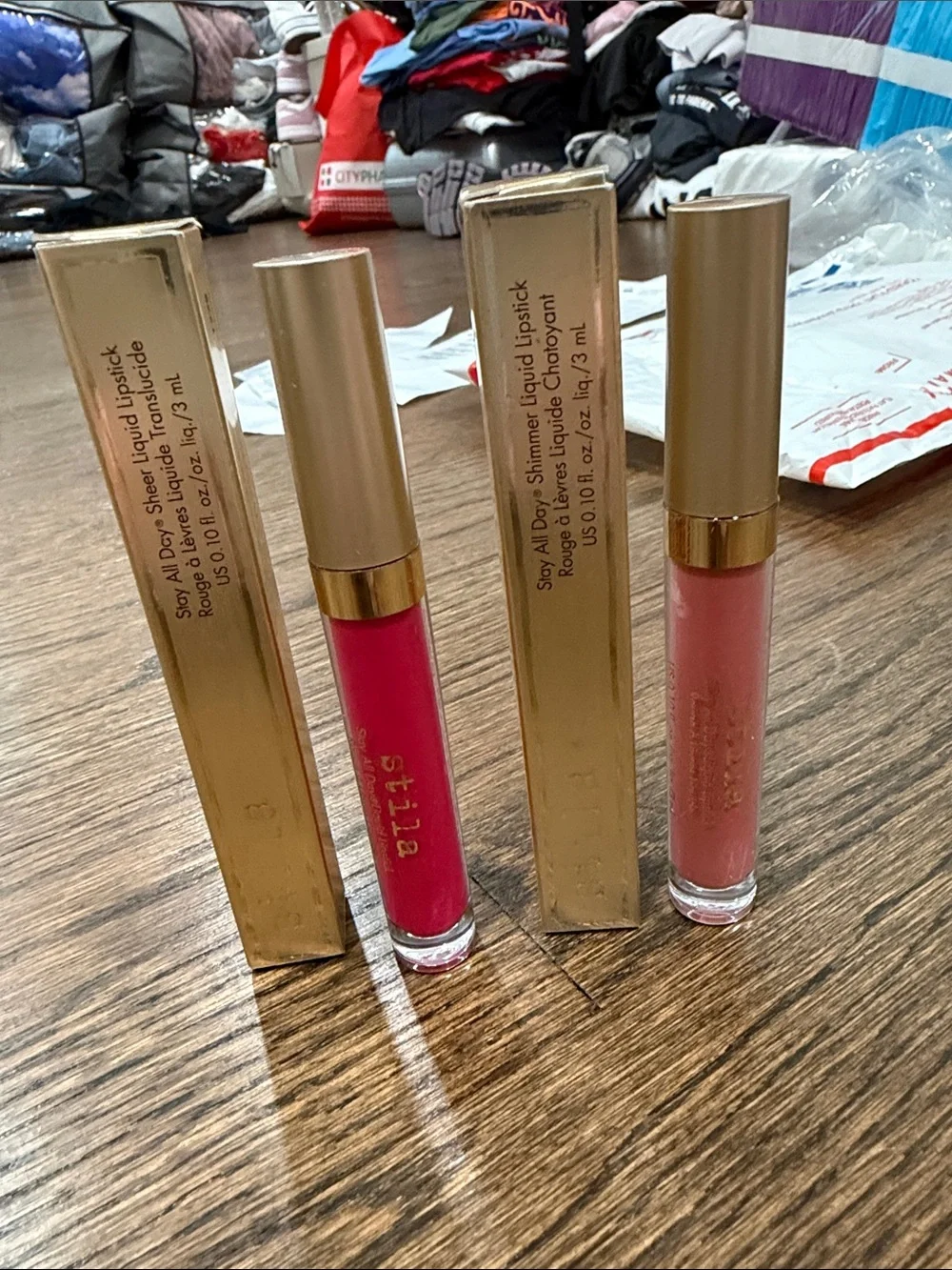 Stila Stay All Day Liquid Lipstick Duo — Sheer Felice & Patricia Shimmer